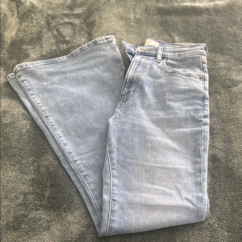 Abercrombie & Fitch Light Blue Flare Jeans